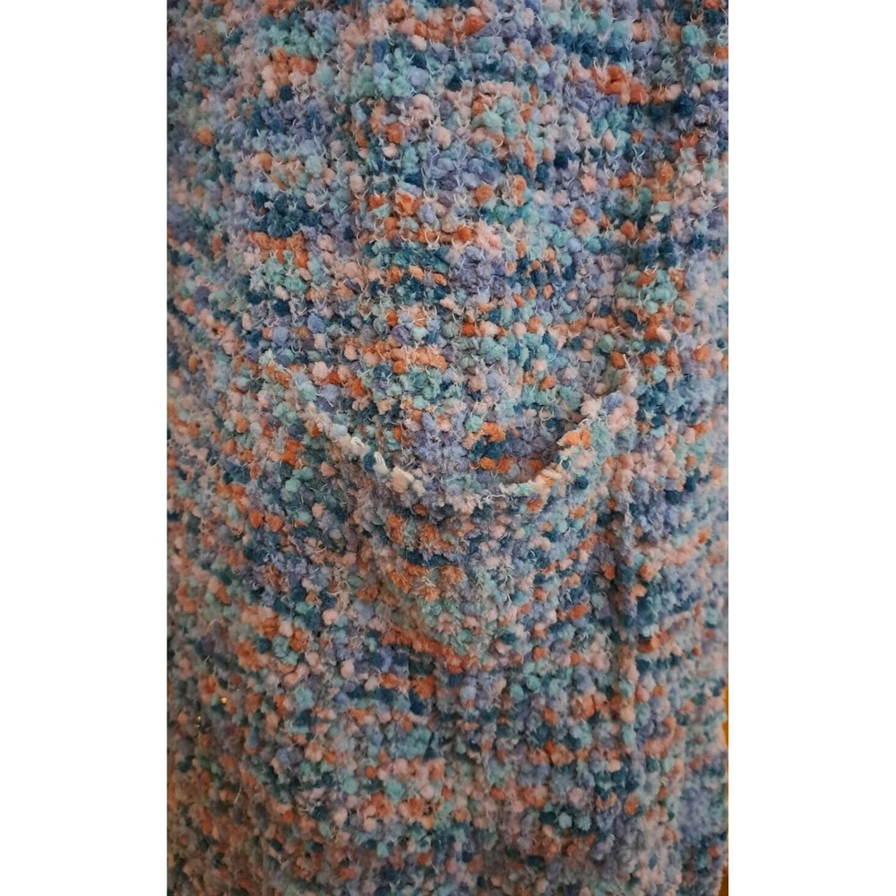 Rachel Zoe Cardigan Sweater Open Front Popcorn Teddy Bear Cozy - Picture 2 of 6